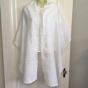 Jewel Toffier double layer crinkle cloth cotton wrap or shawl